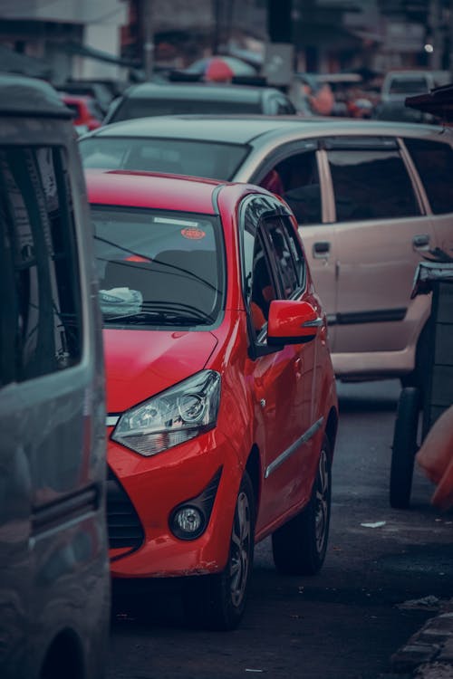 Základová fotografie zdarma na téma auto, červená, červené auto