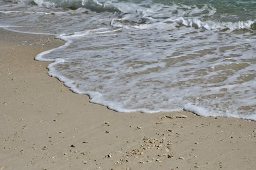 Foto d'estoc gratuïta de onades de platja, sorra de platja