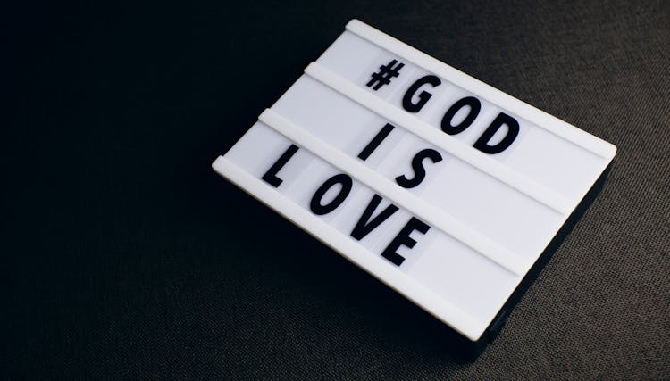 Light Up Board Saying God Is Love