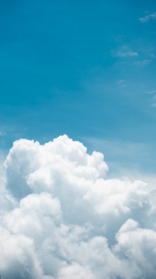 Foto d'estoc gratuïta de cel blau, formació de núvols, núvols