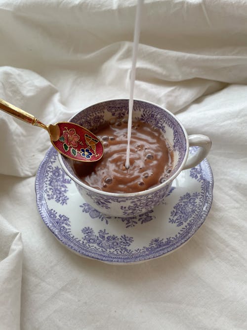 Free Chocolate Drink in a Cup Stock Photo