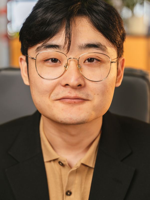 Studio-lit professional portrait