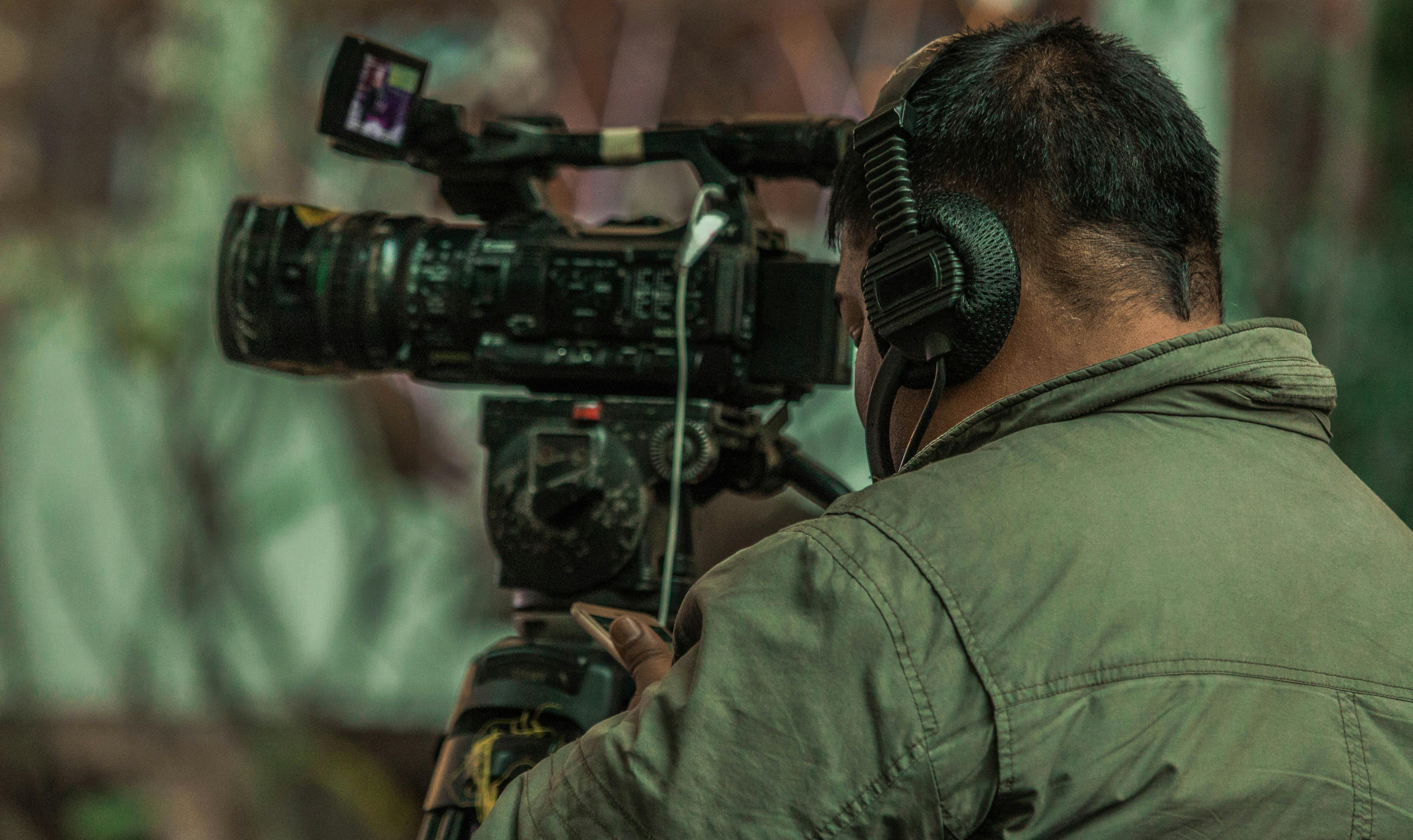 Free stock photo of cameraman, cinematography, photographer