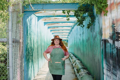 A Woman Smiling at the Camera