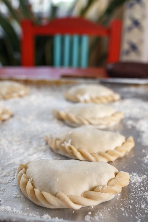 Darmowe zdjęcie z galerii z blacha do pieczenia, ciasto, empanadas