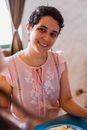 Woman in Pink Sleeveless Top Smiling