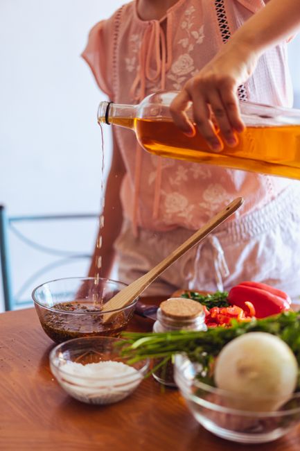 rice vinegar bottle kitchen