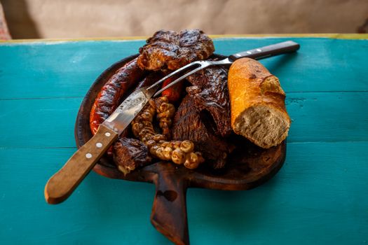 Préparation de sauté de boeuf et de légumes