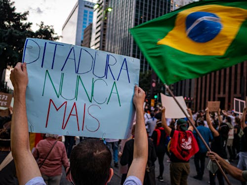 Kostenlos Kostenloses Stock Foto zu aktivismus, aktivisten, brasilien Stock-Foto
