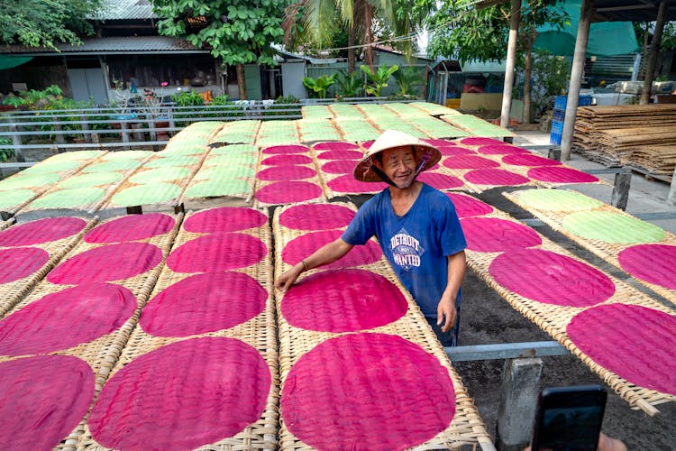 Man Posing With Fabric