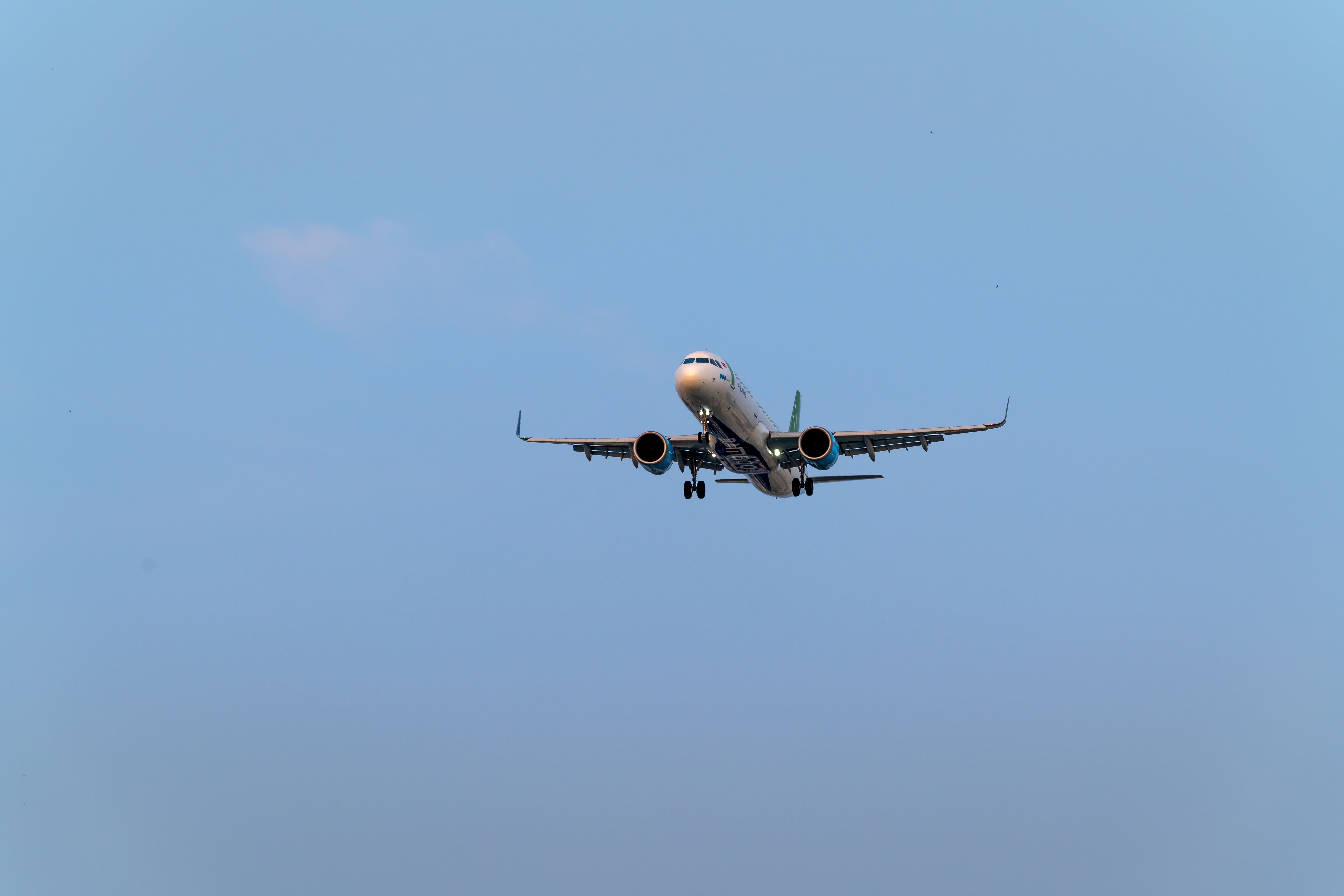 An Aer Lingus airplane on the tarmac at an Irish airport