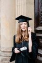 Woman in Black Academic Gown