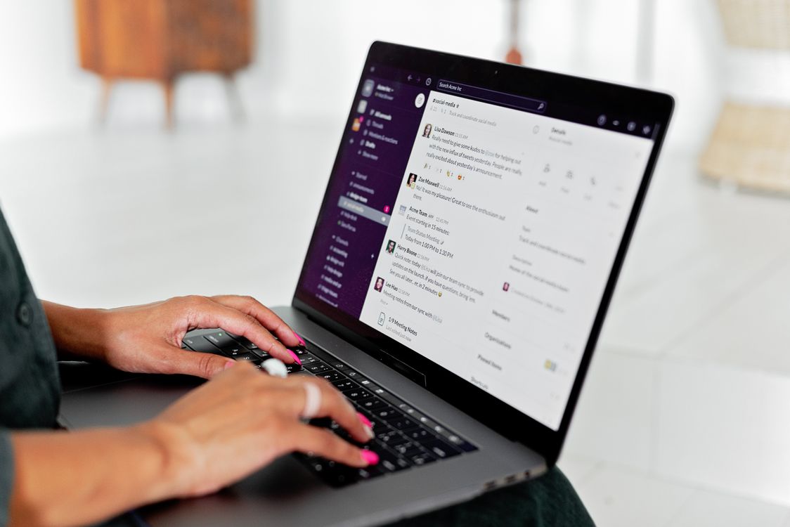email list marketing analytics on computer screen