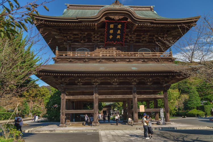 Sanmon Gate, Kamakura, Japan 