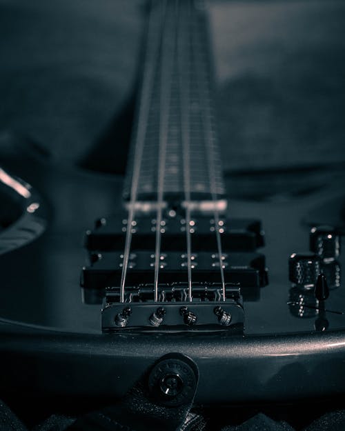 Electric Guitar Connected to Synthesizer · Free Stock Photo