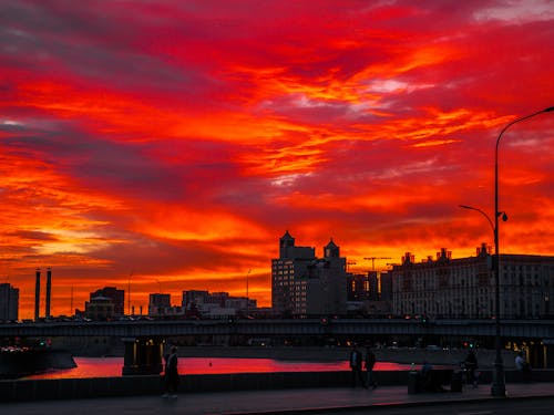 Бесплатное стоковое фото с восход, город, городской