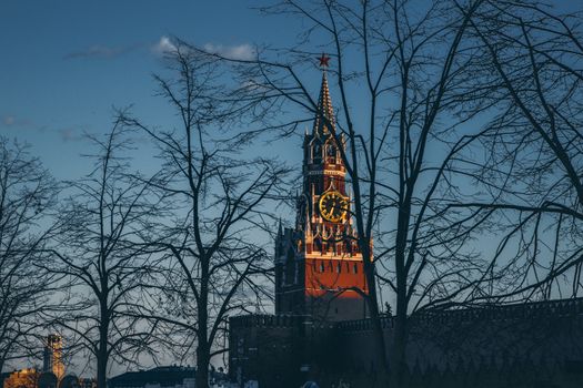 Spasskaya Tower, Saviour Tower, Moscow, Russia 