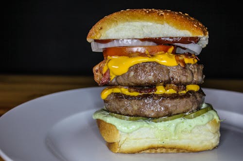 Free stock photo of beef burger, cheeseburger, hamburger