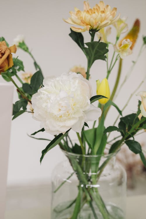 Flowers in the Glass Vase