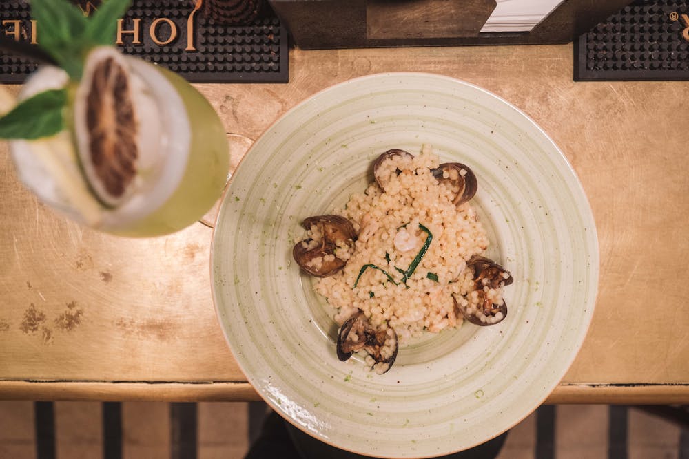 Pea and Mint Risotto