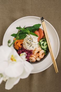 Préparation de quinoa et de poulet fajita