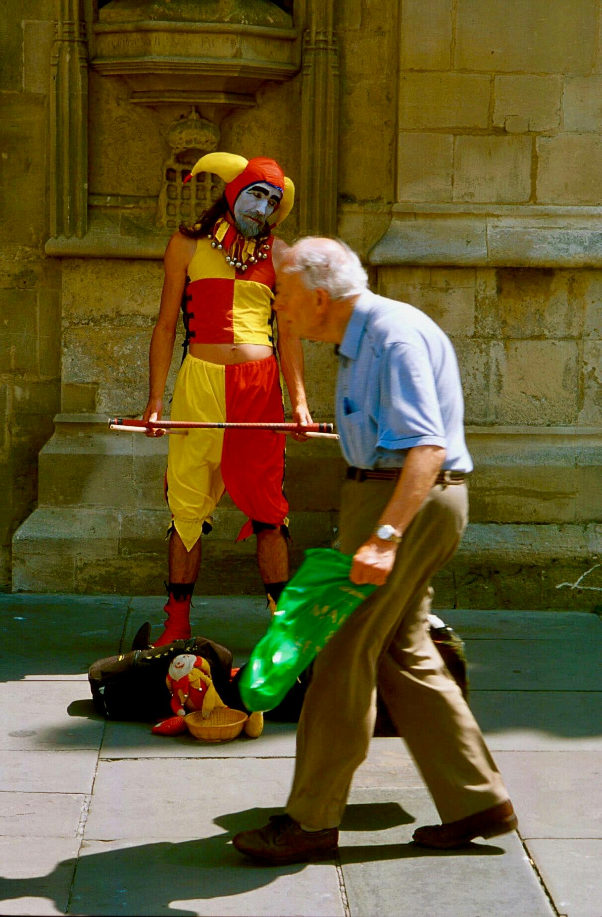 Free stock photo of court jester, street performer