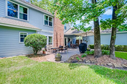 Free The Backyard of a Residential House Stock Photo