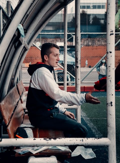 soccer coach bench sideline