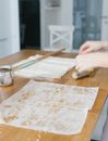 A Person Making a Baklava