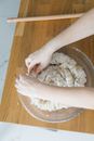 A Person Making a Baklava
