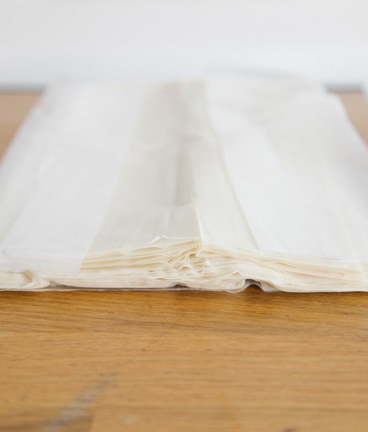 A Close-Up Shot Of A Stack Of Phyllo Dough