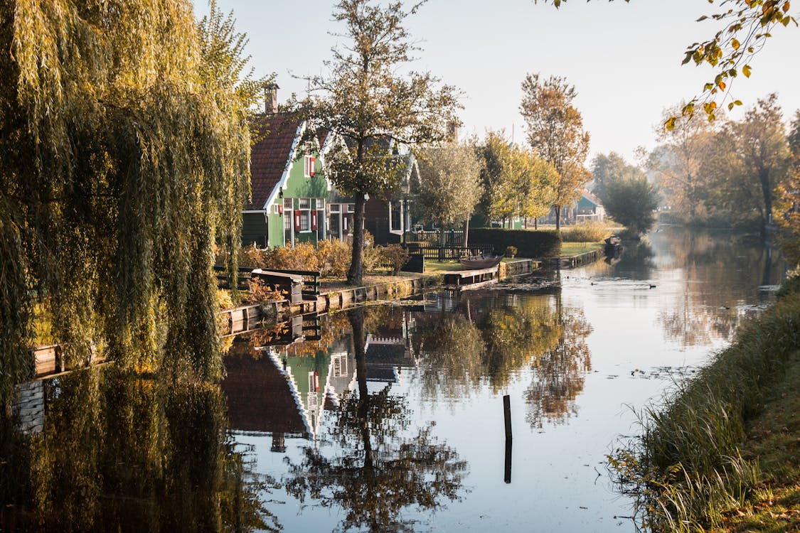 Darmowe zdjęcie z galerii z amsterdam, brzeg rzeki, domy