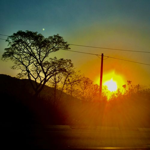 Free stock photo of beautiful sunset, golden horizon, golden sunset Stock Photo