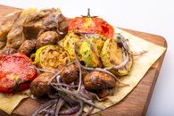 Cooked Food on Brown Wooden Chopping Board