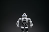 White and Black Toy Robot