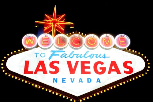 Foto d'estoc gratuïta de benvinguda, las Vegas, llums