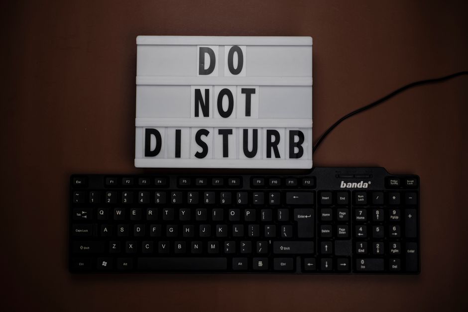 set up distraction free work environment tip app block