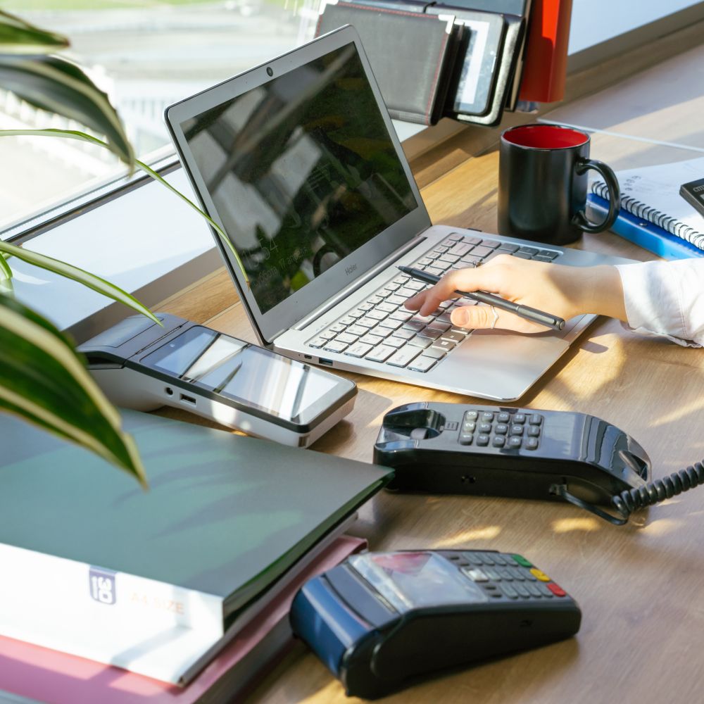 Southsea — office relocation team moving desks and equipment