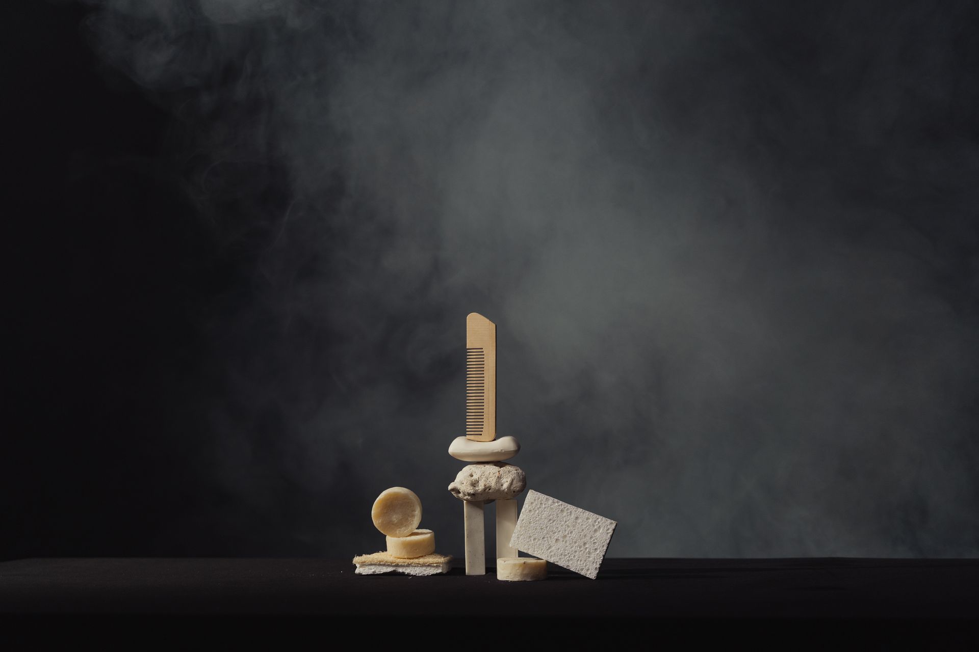 Photography Setup of Organic Hygiene Products