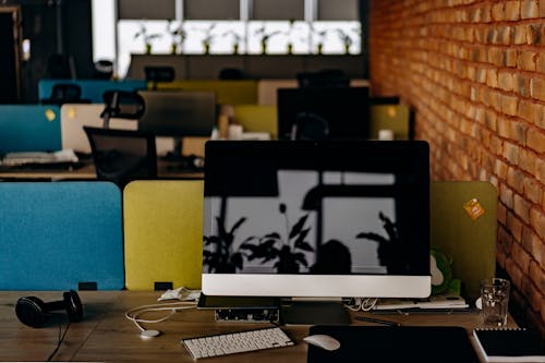 A Computer on an Office Desk