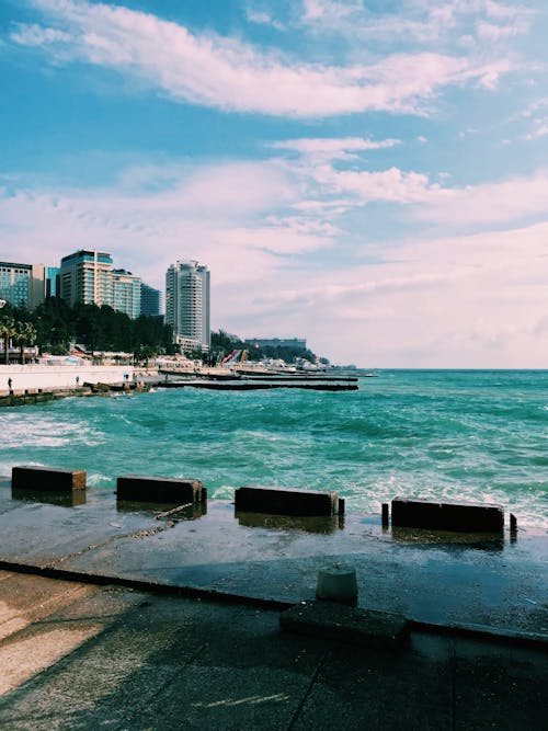 Free Scenic Shot of the Sochi Seaside Stock Photo