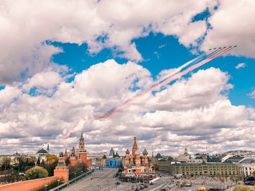 Airshow over Moscow