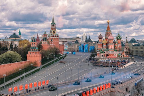 Army Parade near Kremlin