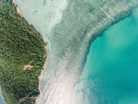 Aerial view of a tropical coastline — photo by Mikhail Nilov on Pexels