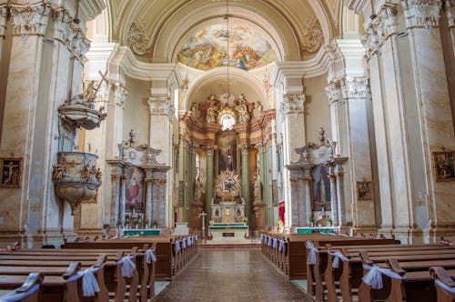 Fotobanka s bezplatnými fotkami na tému dóm, interiérový dizajn, kláštor