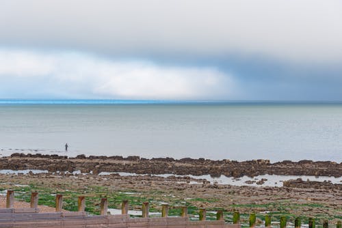 Free stock photo of fisherman, seaside, storm