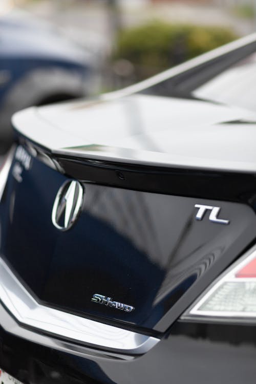 Close-up of the Trunk of a Black Car