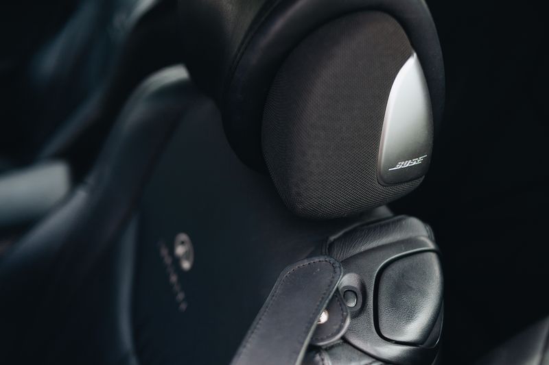 Leather cabin detail — stock photo
