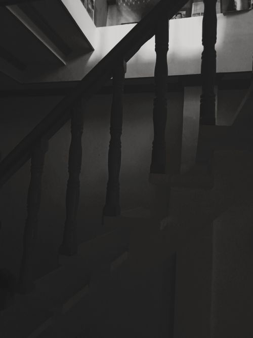 Free stock photo of aesthetics, black and white, ladder Stock Photo