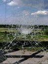 Cracks of a Broken Glass